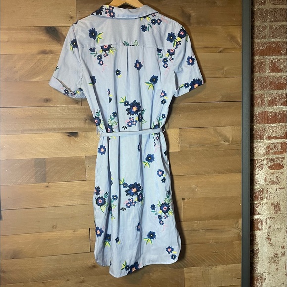 Eci Tie Waisted Embroidered Flower Dress - Picture 3 of 6